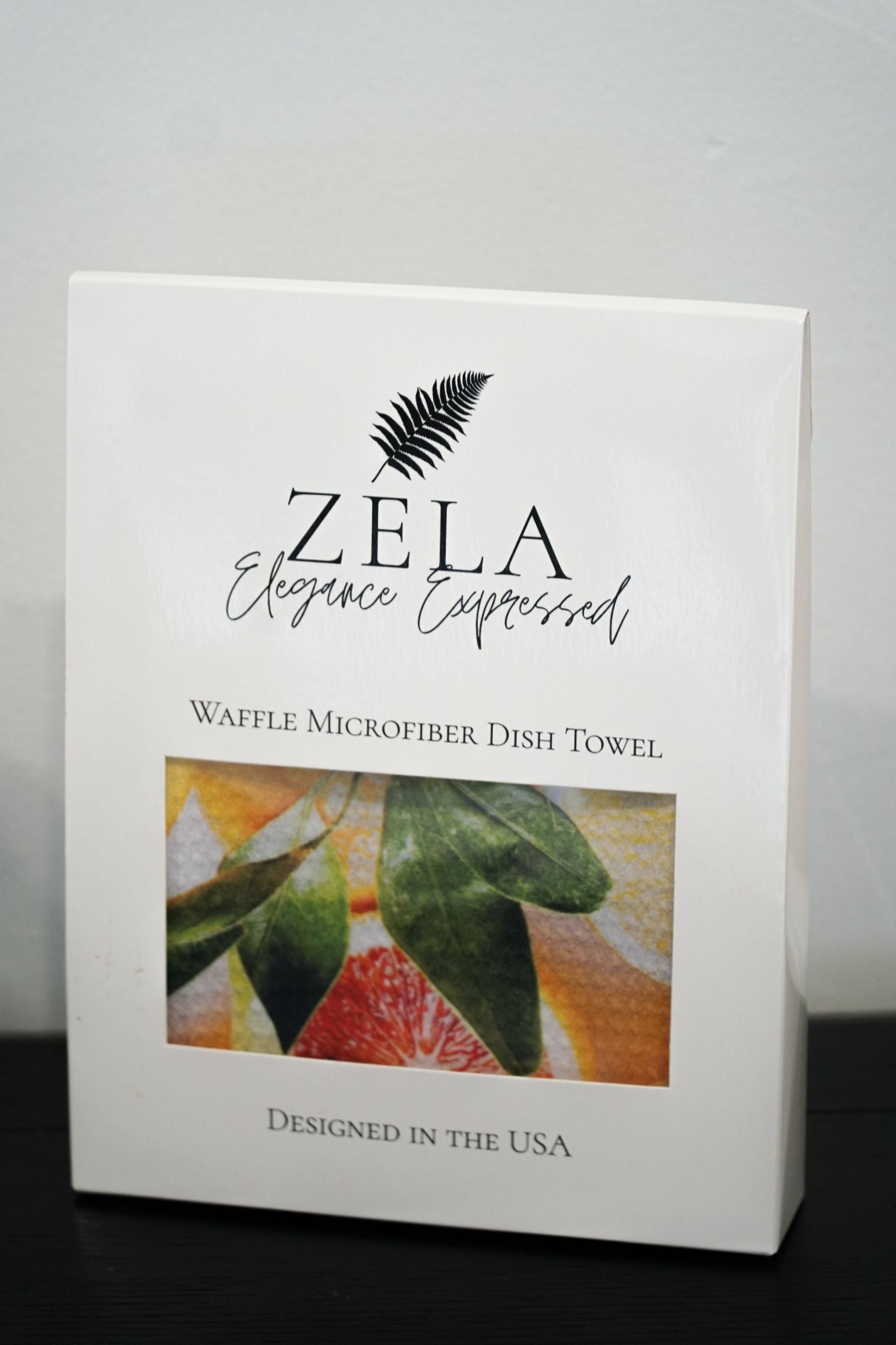 Zela Citrus Waffle Microfiber Dishtowel 45x65cm (Case of 1)