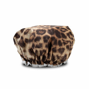 Manor Road Leopard Shower Cap