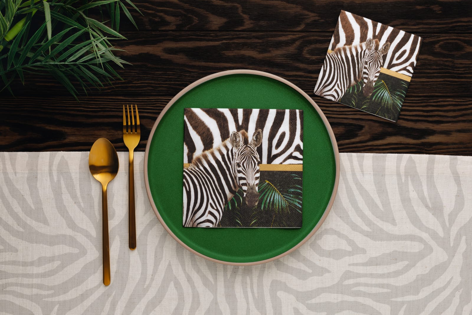 Manor Road Wild Stripes Cocktail Napkins 20Pk (Case of 6)