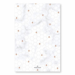 Manor Road Marbled Bee Microfiber Tea Towel