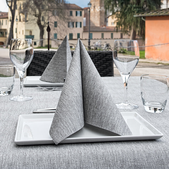 Plus Gio Grigio Airlaid Napkin 40x40cm 50 Ct. Packs (Case of 4)