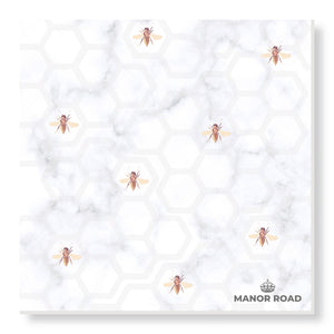 Manor Road Marbled Bee Dinner Napkins 20Pk (Case of 6)