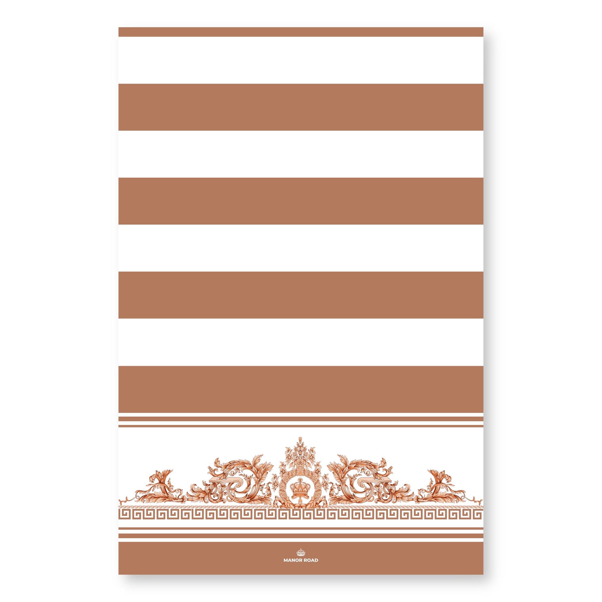 Manor Road Rococo Rose Gold Microfiber Tea Towel