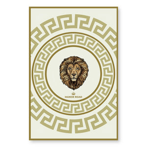 Manor Road Ivory Lion Microfiber Tea Towel