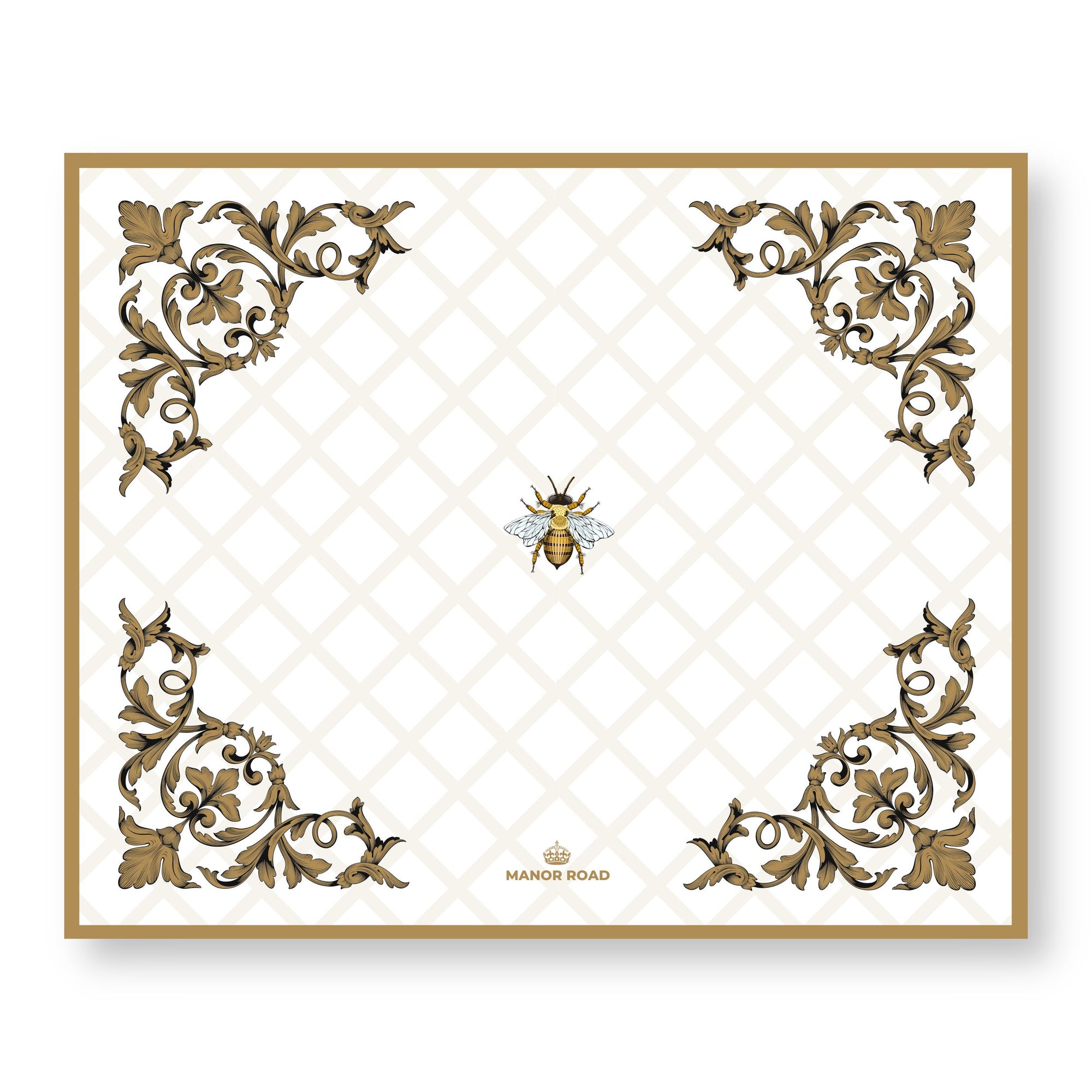 Manor Road Ormental Bee Placemats 30Pk (Case of 2)