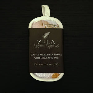 Zela Daisy Waffle Microfiber Sponge (Case of 1)