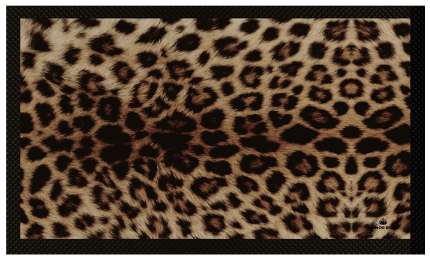 Manor Road Leopard Small Bar Mat 45x25cm 1pk