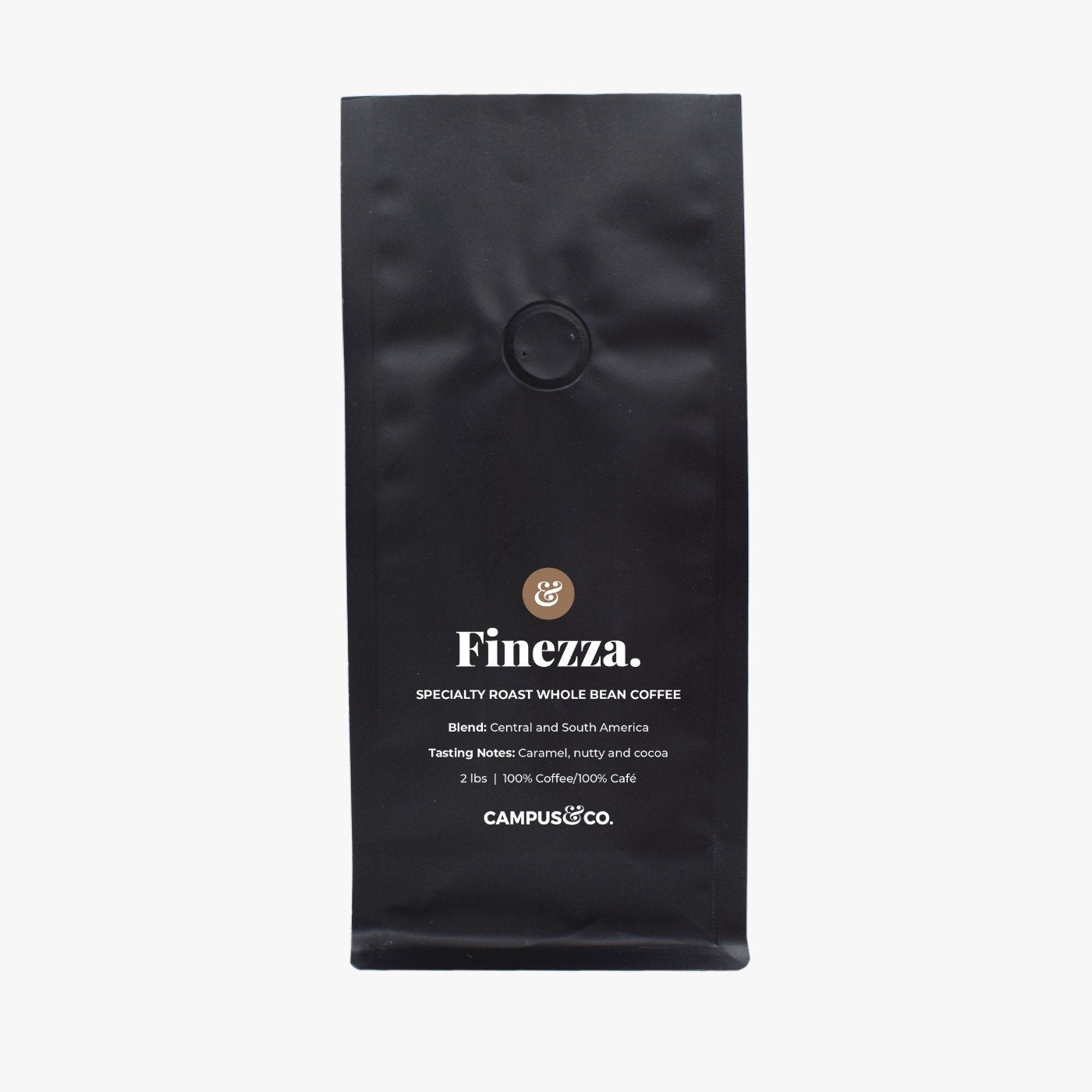 Campus&Co. Finezza Specialty Medium Roast Coffee Beans 2lbs