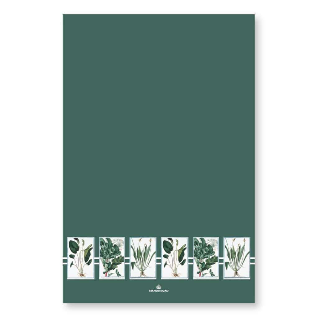 Manor Road Verde Microfibre Tea Towel