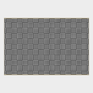 Zela Timeless Elegance Houndstooth Placemats 25pk (Case of 2)